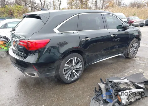 2018 Acura Mdx Technology Package Acurawatch Plus Pkg z USA, uszkodzony, nr VIN 5J8YD4H50JL025951